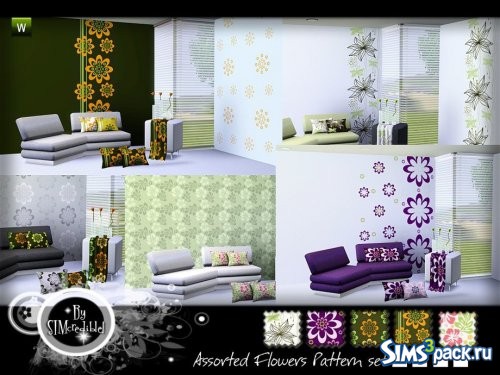 Текстуры Assorted Flowers от SIMcredible!