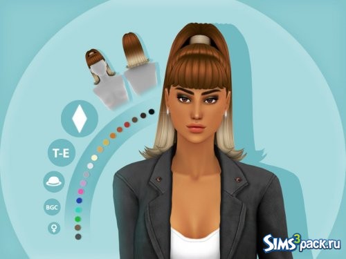 Прическа Ari от simcelebrity00