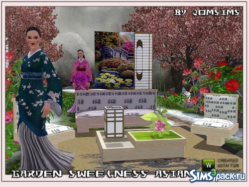 Сет Sweetness asian garden от jomsims