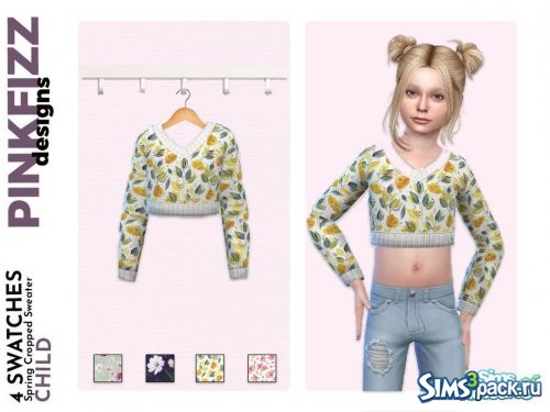 Свитер Spring Cropped от Pinkfizzzzz