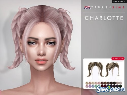 Прическа Charlotte от TsminhSims