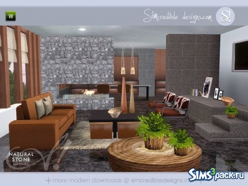 Гостиная Natural Stone от SIMcredible!