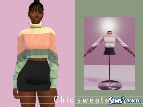 Свитер Chic winter от akaysims