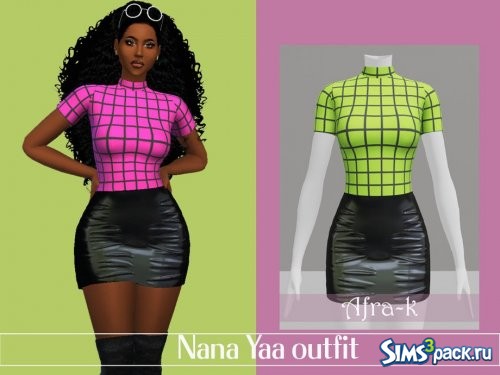 Костюм Nana Yaa от akaysims