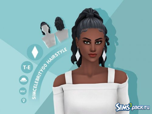 Прическа Daria от simcelebrity00