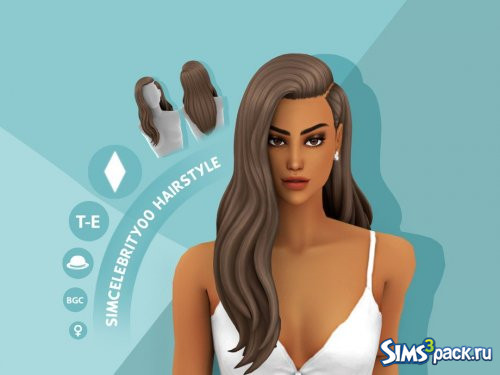 Прическа Diana от simcelebrity00