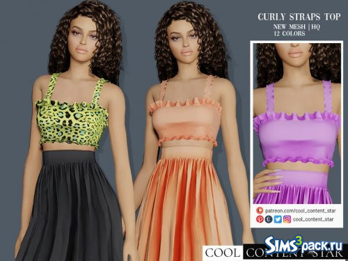 Сет Curly Straps от sims2fanbg