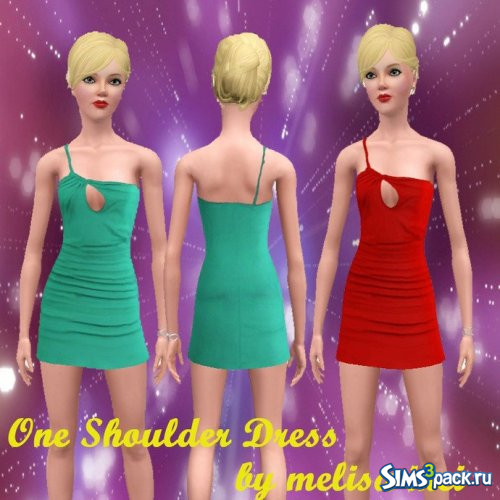 Платье One shoulder от melisa inci