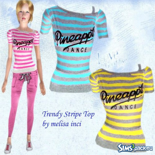 Футболка Trendy stripe от melisa inci