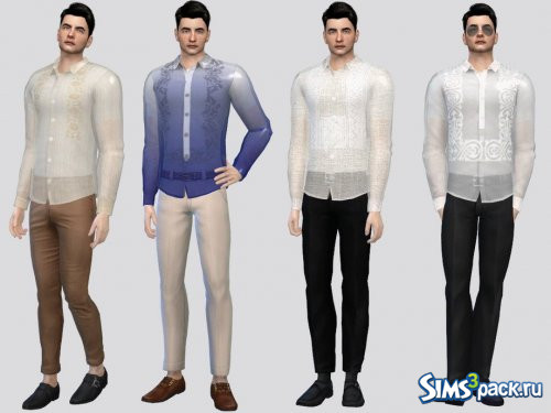 Рубашка Casual Barong Tagalog от McLayneSims