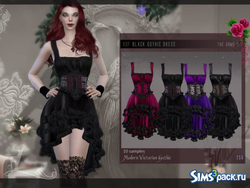 Платье Black gothic от DanSimsFantasy