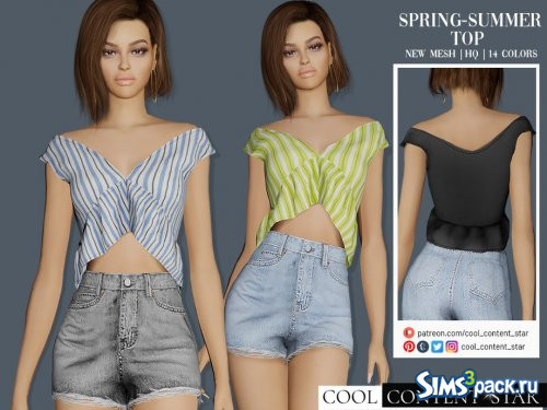 Топ Summer от sims2fanbg