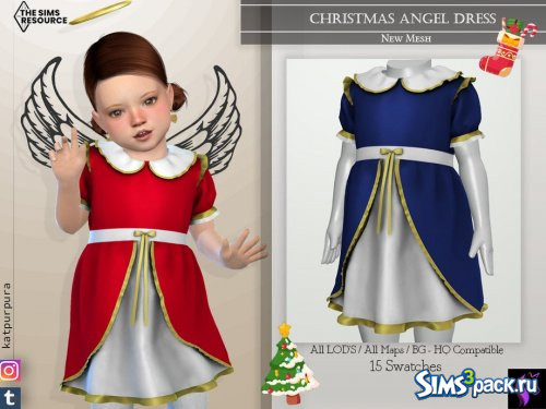 Платье Christmas Angel от KaTPurpura