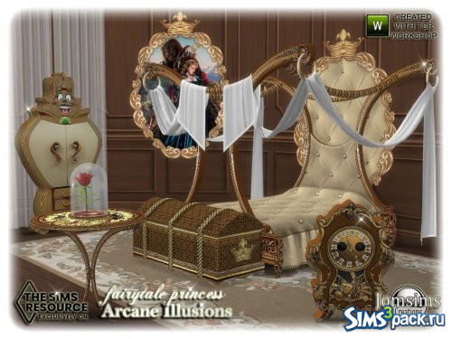 Спальня Arcane Illusions fairytale princess от jomsims