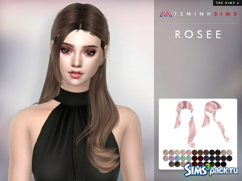 Прическа Rosee от TsminhSims