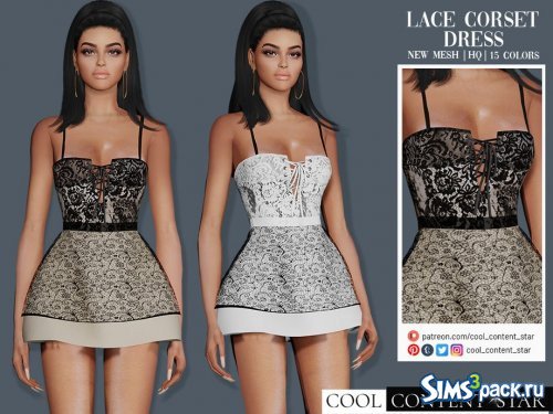 Платье Corset от sims2fanbg