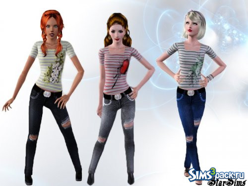 Сет Rebel girl от StarSims