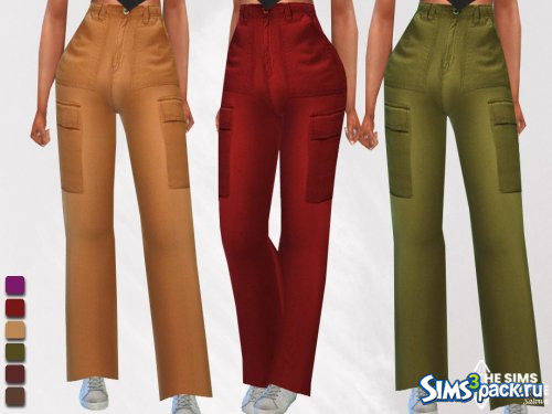 Брюки Wide Leg Colorful Cargo от Saliwa