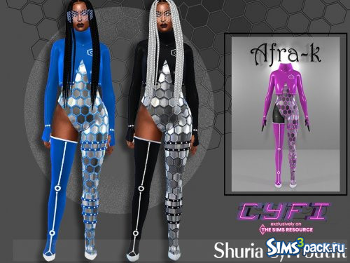 Костюмы CyFi Shuria от akaysims