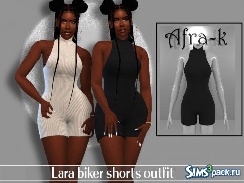 Комбинезоны Lara biker от akaysims