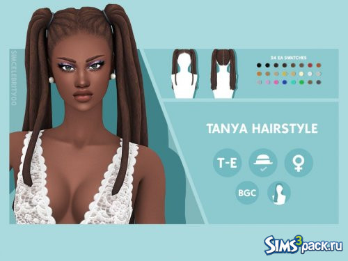 Прическа Tanya от simcelebrity00