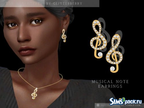 Украшения Musical Note от Glitterberryfly