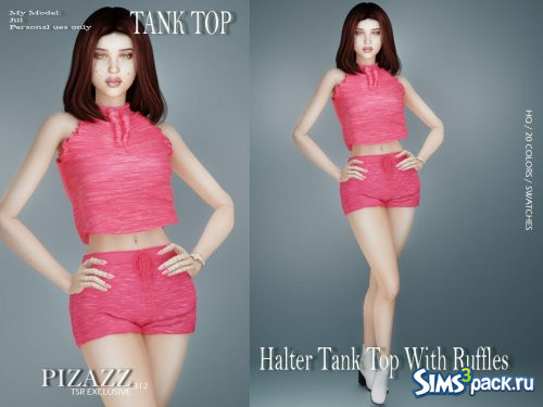 Костюм Halter Tank от pizazz