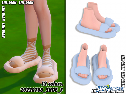 Тапочки Slipper от LIN_DIAN