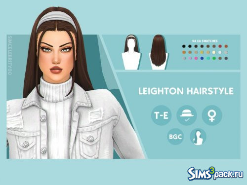 Прическа Leighton от simcelebrity00