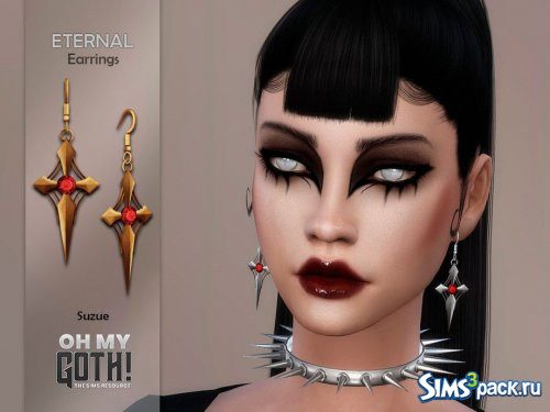 Серьги Oh My Goth! Eternal от Suzue