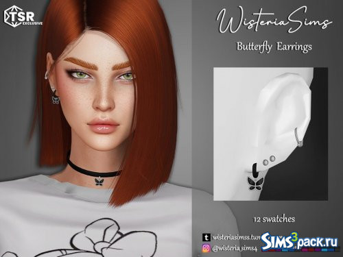 Украшения Butterfly от WisteriaSims