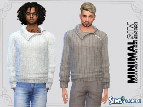 Свитер MINIMALSIM Collar от McLayneSims