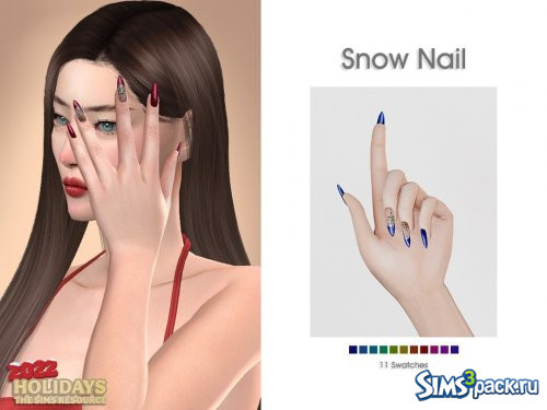 Ногти Snow от Lisaminicatsims