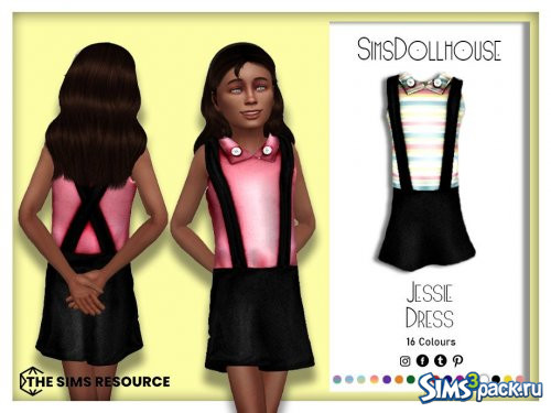 Платье Jessie от SimsDollhouse