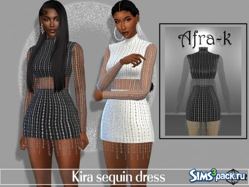 Платье Kira sequin от akaysims