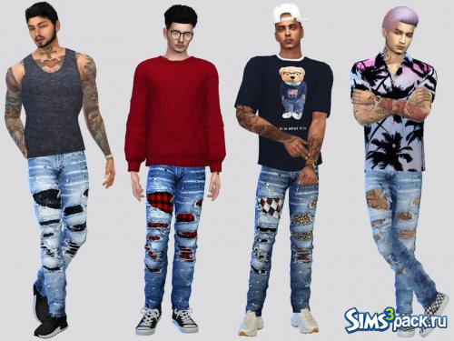 Джинсы Brims Distressed от McLayneSims