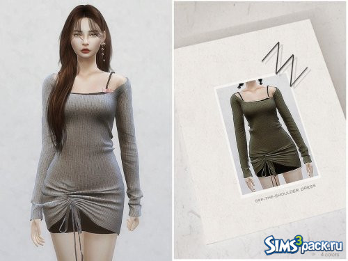 Платье OFF-THE-SHOULDER от ZNsims