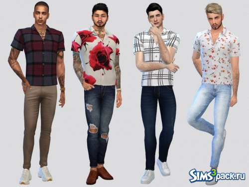 Рубашка Micro & Plaid Button от McLayneSims