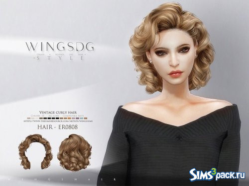 Прическа Vintage curly от wingssims