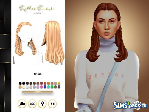 Прическа Paris от sehablasimlish