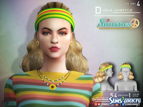 Прическа Simxties Dahlia от Mazero5