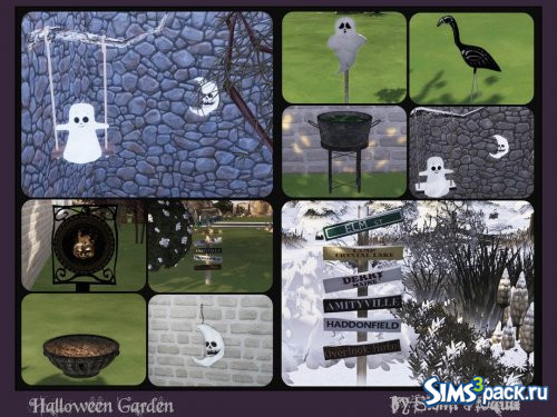 Сет Halloween Garden от siomisvault