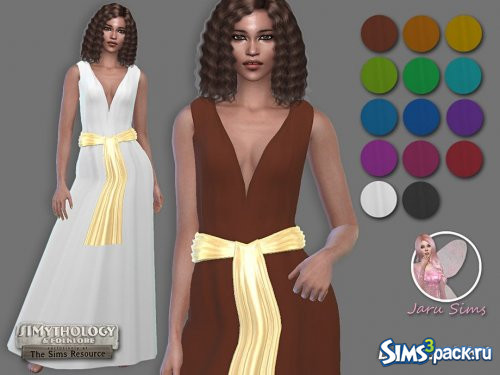 Платье SIMYTHOLOGY Satiah 1 от Jaru Sims