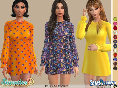 Мини - платье Simxties - Long Sleeve от ekinege