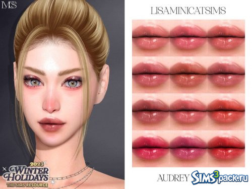 Помада Audrey от Lisaminicatsims