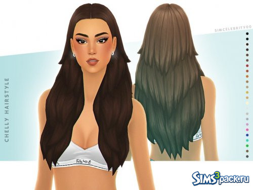 Прическа Chelly от simcelebrity00