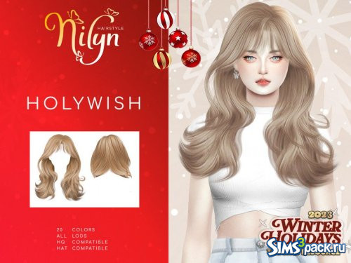 Прическа Winter Holidays 2023 HOLYWISH от Nilyn