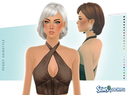 Прическа Peggy от simcelebrity00