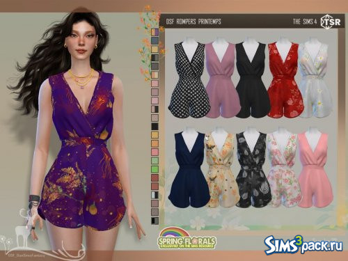 Ромпер SPRING FLORALS от DanSimsFantasy