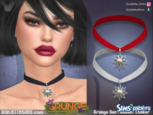 Чокер Grunge Sun Pendant от feyona